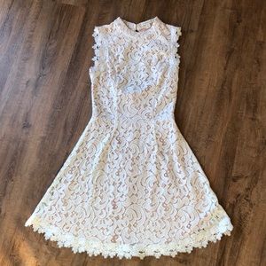 Francesca’s Ivory Lace Dress Size Small